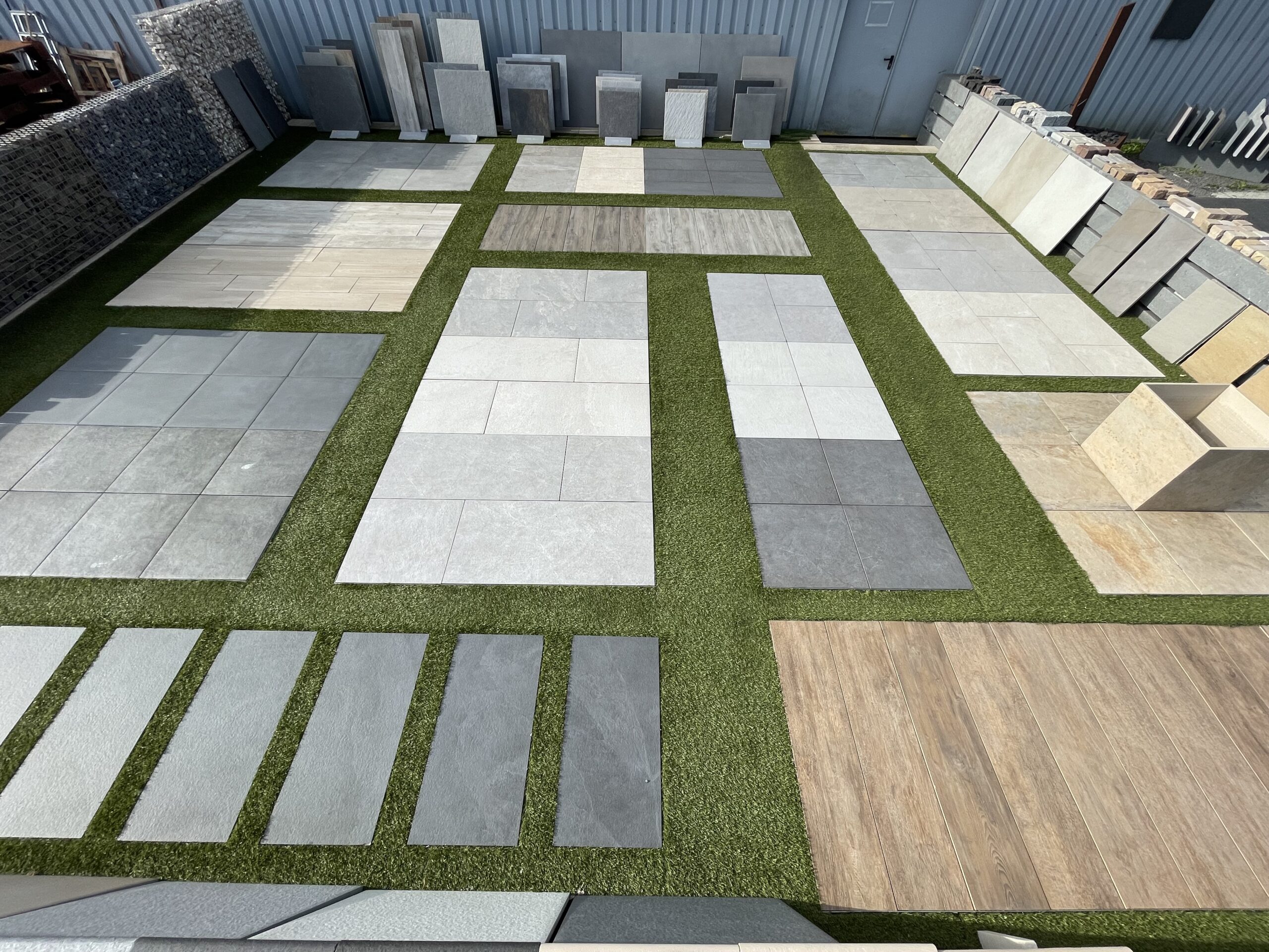 Ausstellung keramische Terrassenplatten Hamburg Unsere Musterausstellung für Feinsteinzeug Hamburg